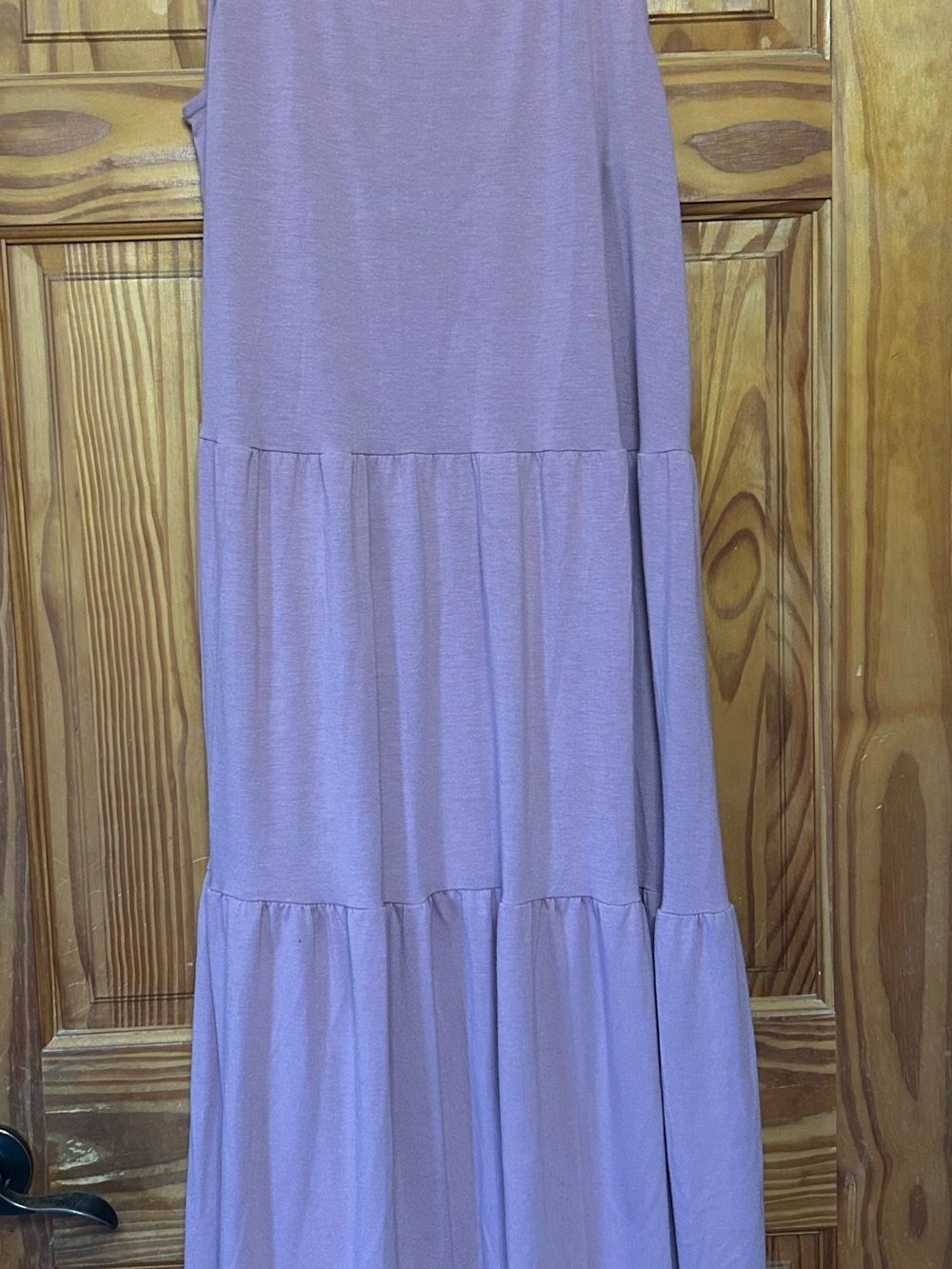 Women's Lavender Tiered Maxi dress